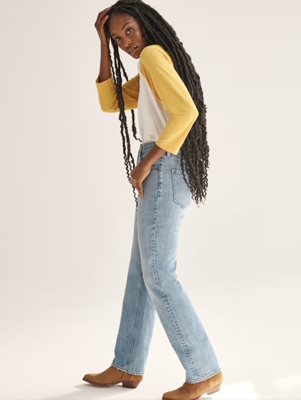 Denim Forum The Joni High Rise Loose 32l loose Jeans Size 27 - Picture 7 of 16